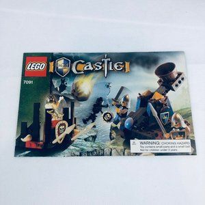 Lego Castle 7091 Knights' Catapult Defense - Instruction Booklet Only